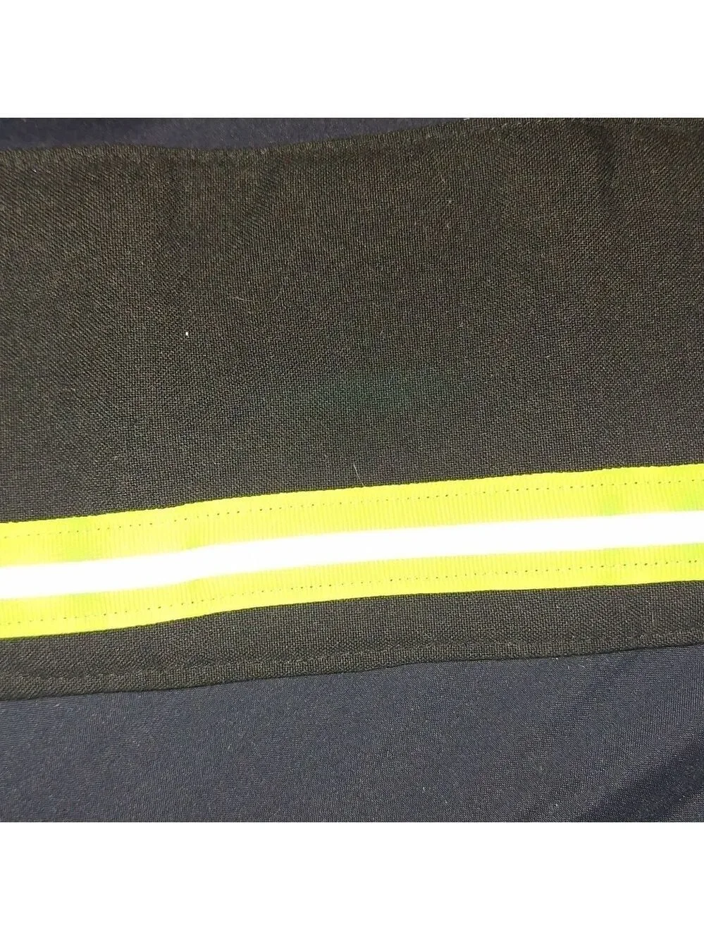 Reflective Wallet Black Yellow Tri-Fold